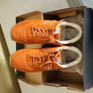 Orange New Balance Classic Tennis Shoes Size 12